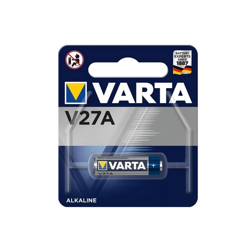 Safe2Home Varta V27A Batterie für die Fernbedienung mit Antenne - Serie SP110 / SP210 / SA100 VARTA LR27 / A27 (V27A) MN27