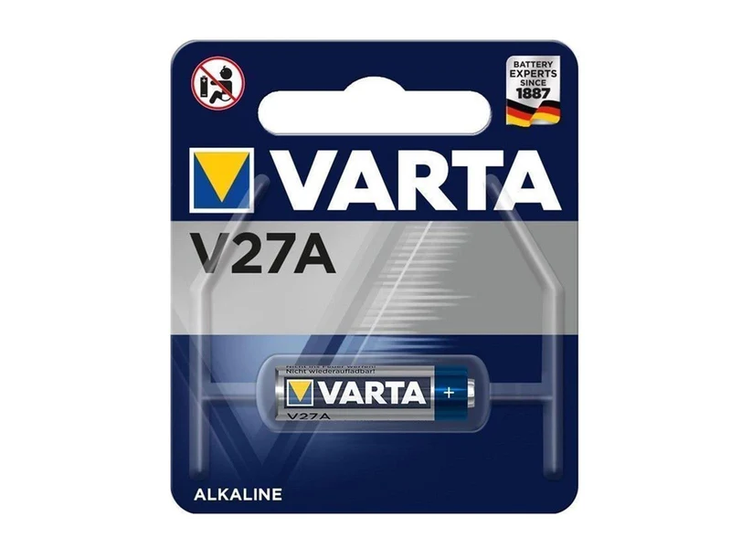 Safe2Home Varta V27A Batterie für die Fernbedienung mit Antenne - Serie SP110 / SP210 / SA100 VARTA LR27 / A27 (V27A) MN27