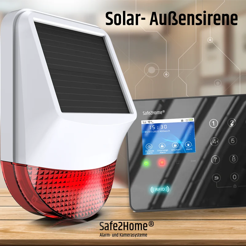Solar / 12V Außensirene - SP310
