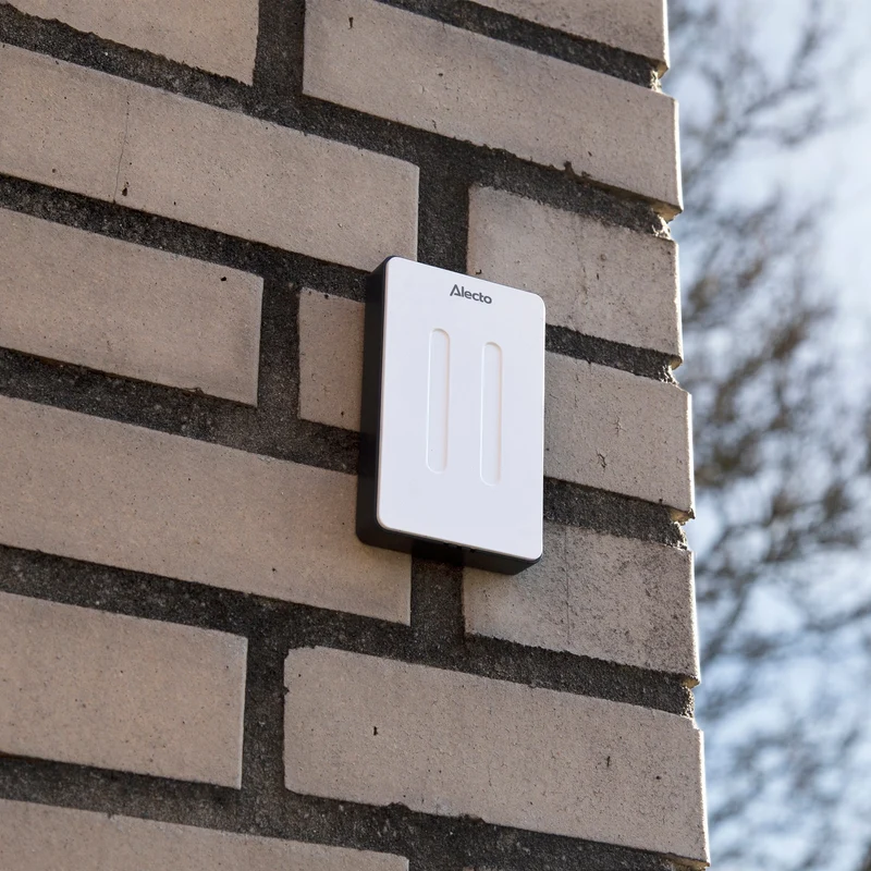 Alecto WS-1050 - Wetterstation mit kabellosem Außensensor, weiß