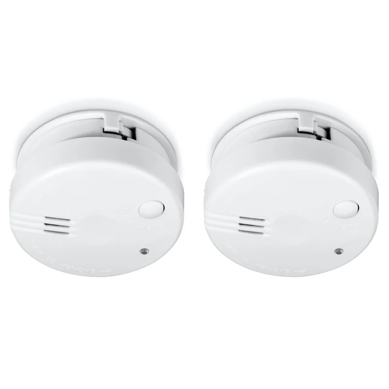 Alecto SA-102 - Mini-Rauchmelder mit 5 Jahren Batterielaufzeit, 2er-Pack
