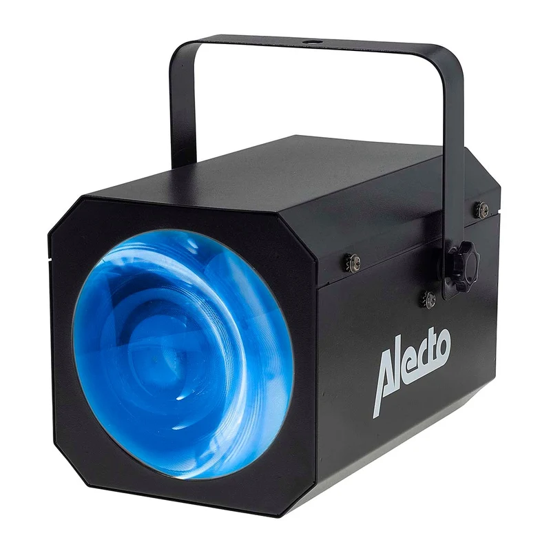 Alecto LE-180 - LED Discolampe, Effektstrahler mit DMX-Ein- und Ausgang und 8 vorprogrammierte Lichteffekte