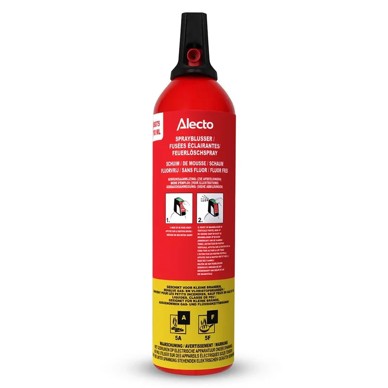 Alecto SB11 + BS075 - Brandschutz-Starter-Bundle - Löschdecke & Löschspray