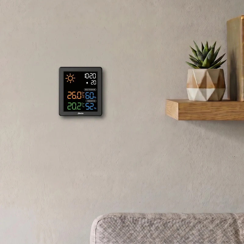 Alecto WS1000 - Wetterstation mit kabellosem Außensensor