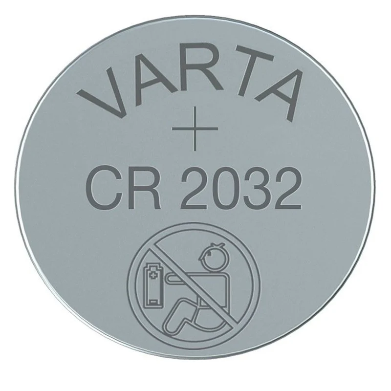 Varta Knopfzelle CR2032 (6032) Lithium-Knopfzelle für Türsensor Serie SP310 - 3 Volt - nicht wiederaufladbar