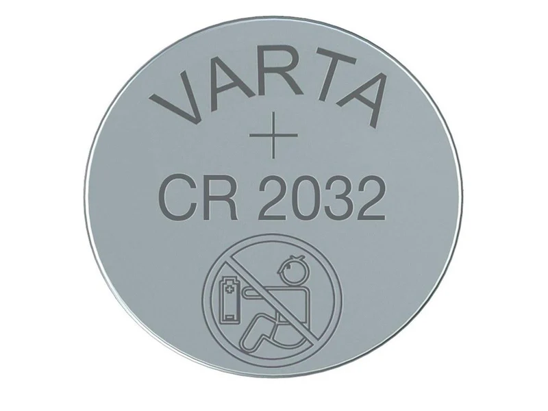 Varta Knopfzelle CR2032 (6032) Lithium-Knopfzelle für Türsensor Serie SP310 - 3 Volt - nicht wiederaufladbar