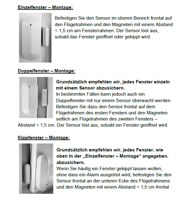 Fenster-/ Türsensor - SP310