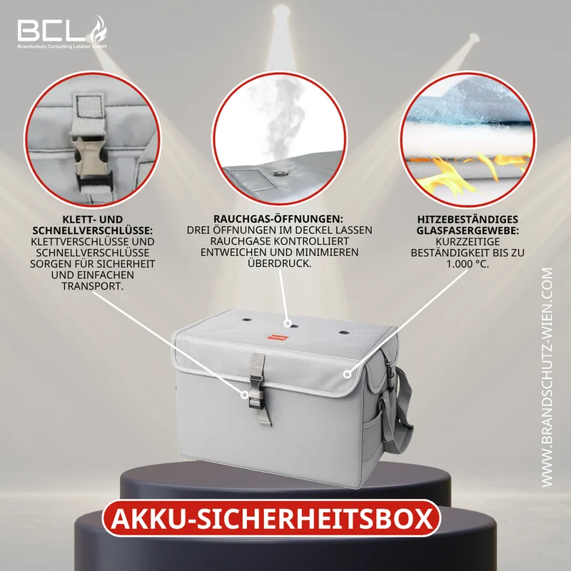 VLITEX Akku-Sicherheitsbox