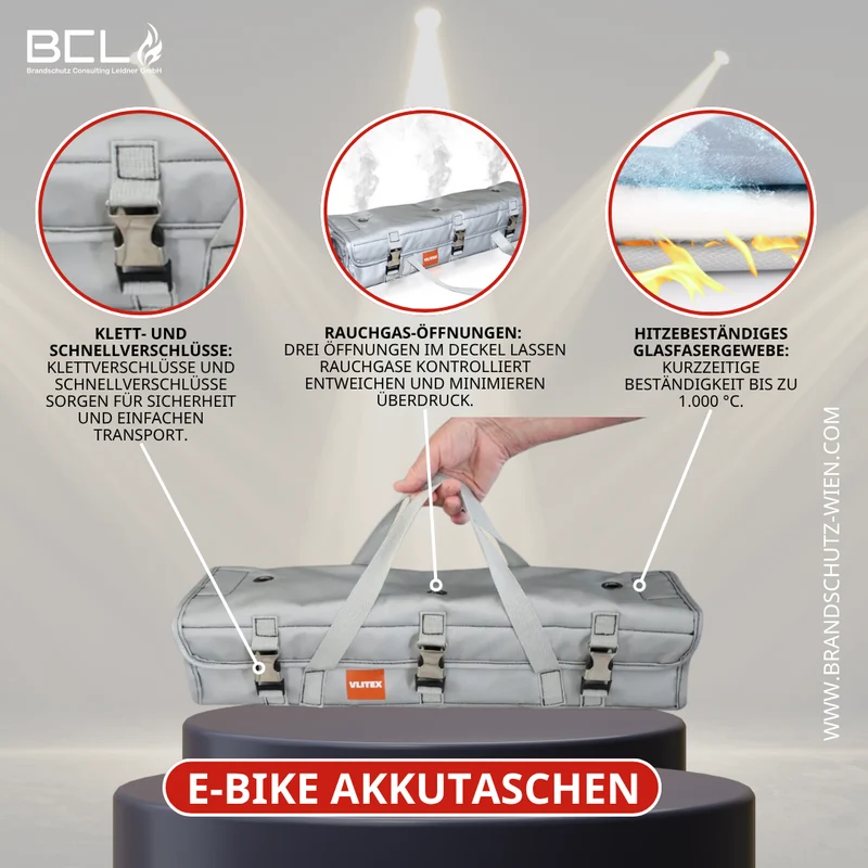 VLITEX E-Bike Akku-Tasche