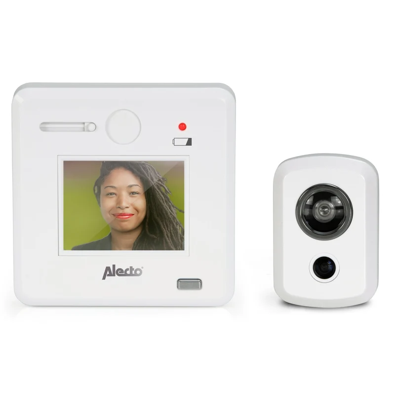 Alecto DC-700 - Digitaler Türspion mit 2.4" Display, weiß