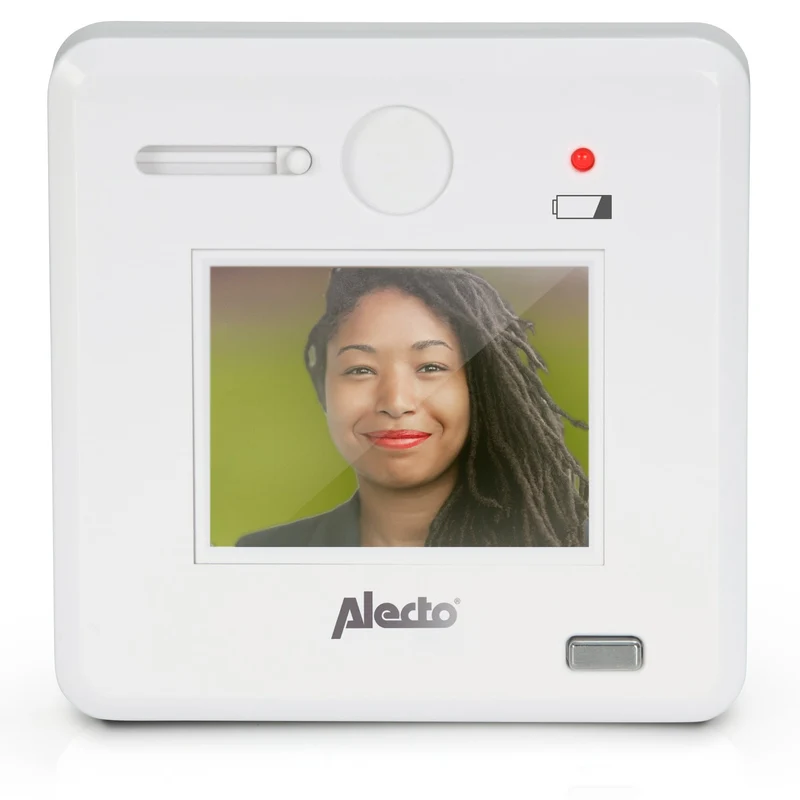Alecto DC-700 - Digitaler Türspion mit 2.4" Display, weiß