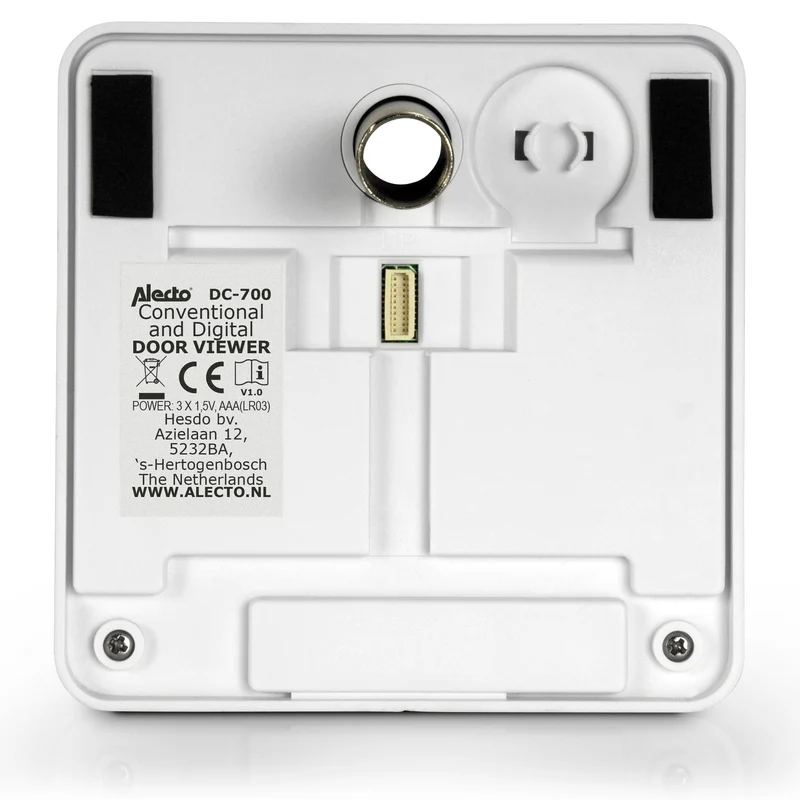Alecto DC-700 - Digitaler Türspion mit 2.4" Display, weiß