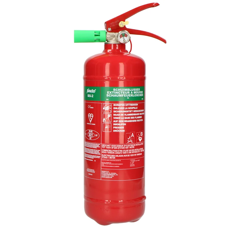 Alecto BS-2 - Schaumfeuerlöscher 2 kg