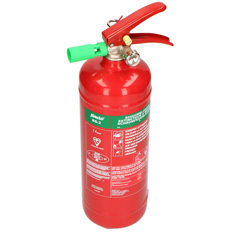 Alecto BS-2 - Schaumfeuerlöscher 2 kg