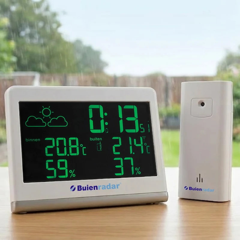 Buienradar BR-600 - Wetterstation mit drahtlosem Außensensor