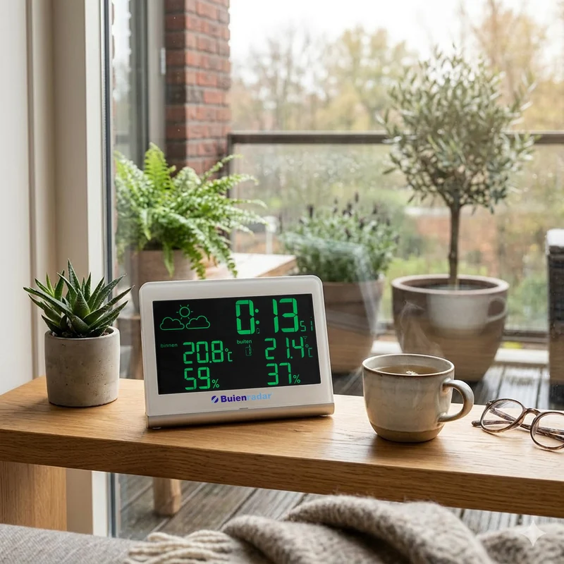Buienradar BR-600 - Wetterstation mit drahtlosem Außensensor