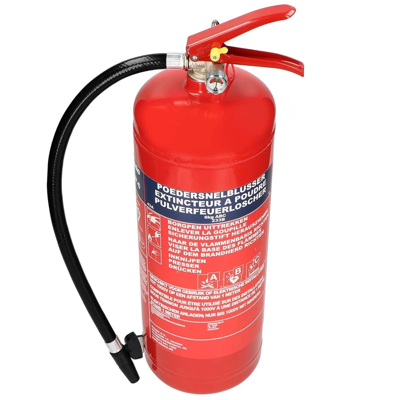 Alecto BP-6 - Feuerlöscher Pulver 6 kg