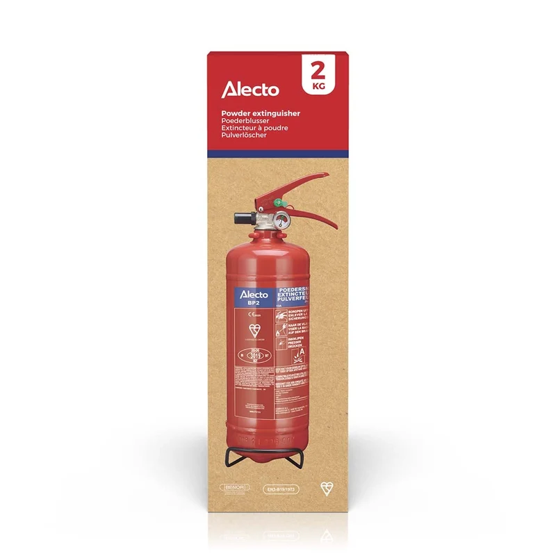 Alecto BP-2 - Pulverlöscher 2 kg