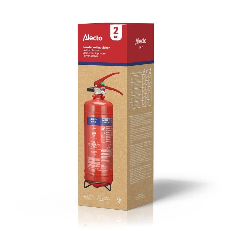 Alecto BP-2 - Pulverlöscher 2 kg