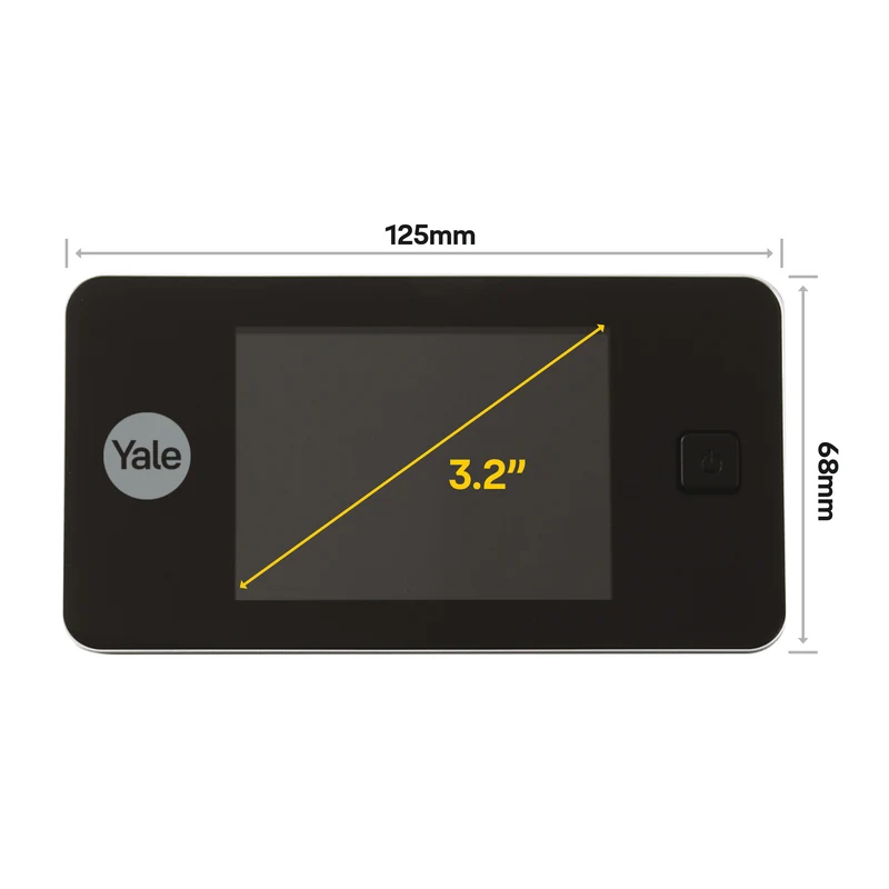 Yale Digital Door Spy DDV 500, 3,2" Display