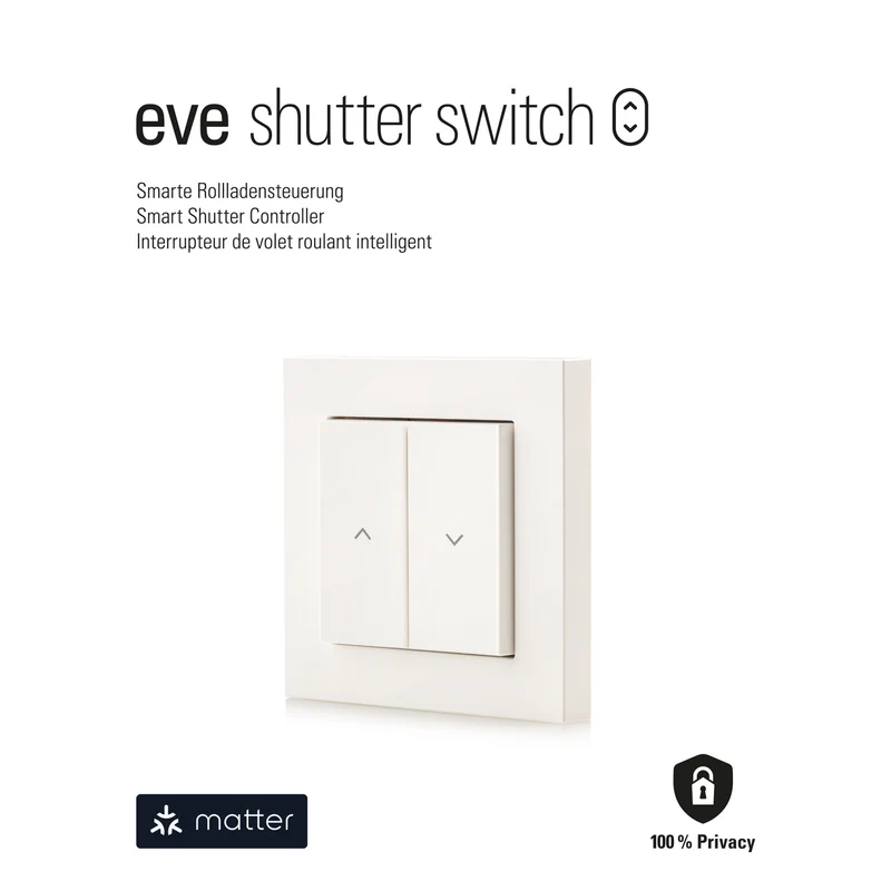 Eve Shutter Switch (Matter over Thread)