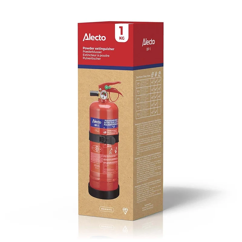 Alecto BP-1 - Pulverlöscher 1 kg