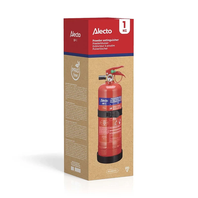Alecto BP-1 - Pulverlöscher 1 kg