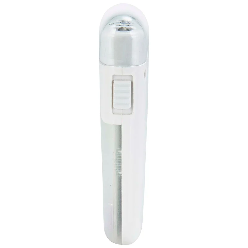 Alecto ATL-80 - Aufladbare LED-Taschenlampe/LED-Nachtlicht mit Sensor, Weiß