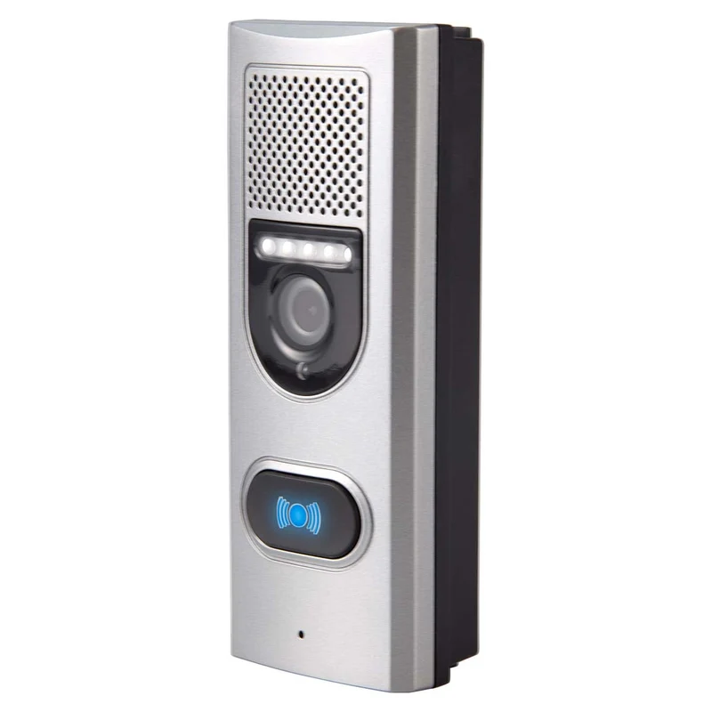 Alecto ADI-250 - Türsprechanlage mit Kamera und 3.5" Farbdisplay, Weiß/Silber