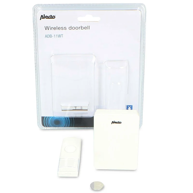 Alecto ADB-11WT - Funk-Türklingel, Weiß