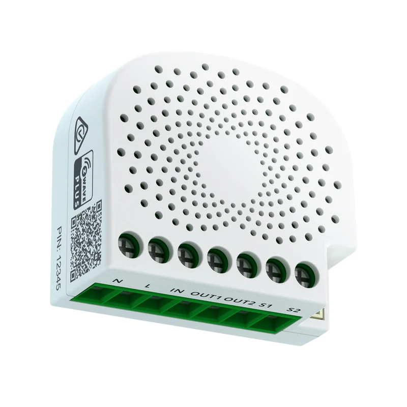 Aeotec 2-fach Nanoschalter mit Energiemessfunktion Unterputzmodul Z-Wave Plus ZW132