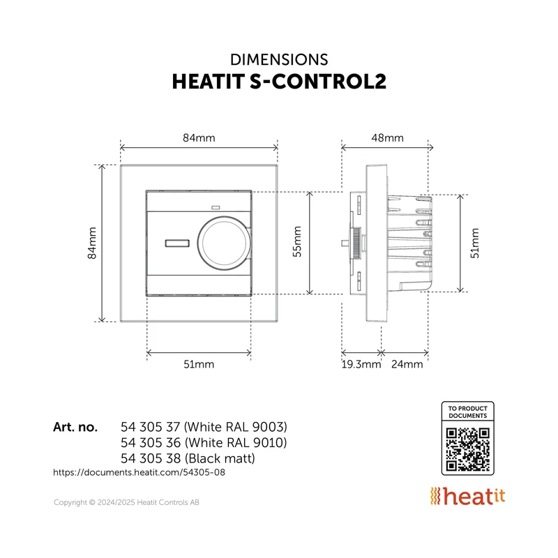 Heatit S-Control2 Thermostat