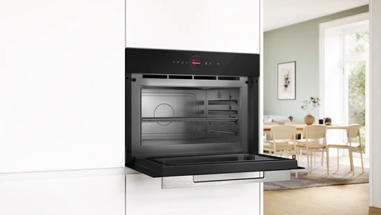 Serie 8 Einbau-Mikrowelle Schwarz CEG732XB1