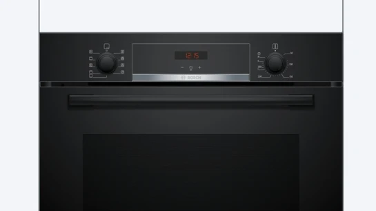 Serie 4 Einbau-Backofen 60 x 60 cm Schwarz HBA514BB3