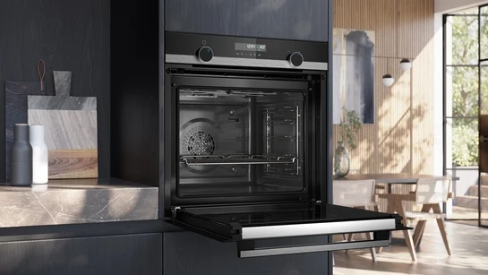 iQ500 Einbau-Backofen 60 x 60 cm Edelstahl HB578GBS3
