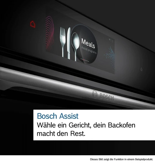 Serie 8 Einbau-Kompaktbackofen 60 x 45 cm Schwarz CBG7741B1