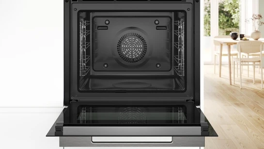 Serie 8 Einbau-Backofen 60 x 60 cm Schwarz HBG7764B1