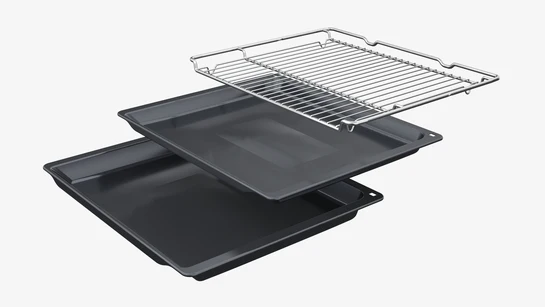 Serie 8 Einbau-Backofen 60 x 60 cm Schwarz HBG7764B1