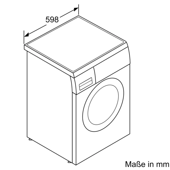 iQ500 Waschmaschine, unterbaufähig - Frontlader 8 kg max. 1400 U/min. WU14UT70