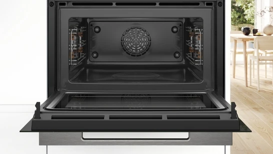 Serie 8 Einbau-Kompaktbackofen mit Mikrowellenfunktion 60 x 45 cm Schwarz CMG7241B1