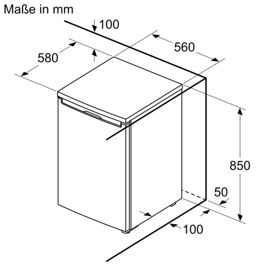 Serie 2 Tischkühlschrank KTL15NWEB