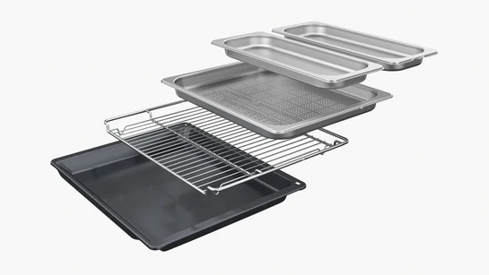 iQ700 Einbau-Kompaktdampfbackofen 60 x 45 cm Schwarz, Edelstahl CS736G1B1