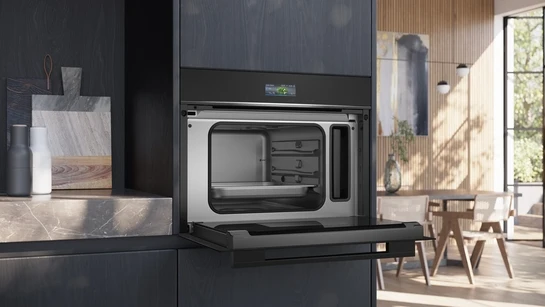 iQ700 Dampfgarer 60 x 45 cm Schwarz, Edelstahl CD714GXB1