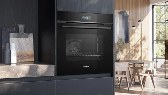 iQ700 Einbau-Backofen 60 x 60 cm Schwarz, Edelstahl HB774G1B1