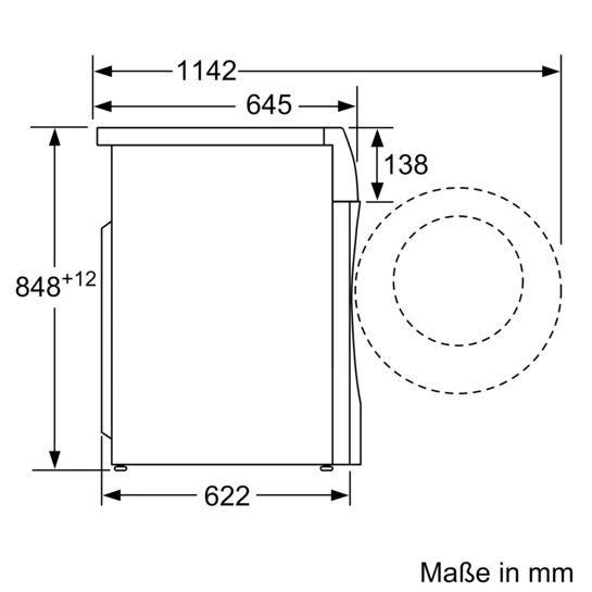 iQ700 Waschtrockner 10.5/6 kg max. 1400 U/min. WN54C2A40