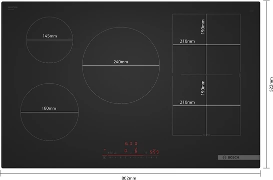 Serie 6 Induktionskochfeld 80 cm PVW81CHB1E