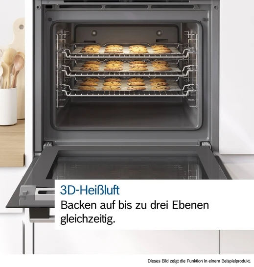 Serie 2 Einbau-Backofen 60 x 60 cm Schwarz HBA571BB4