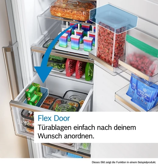 Serie 6 Freistehender Gefrierschrank 186.2 x 59.5 cm Inox GSN36AICM