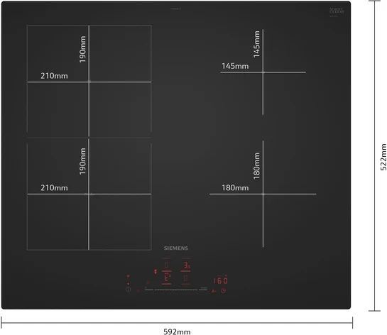 iQ500 Induktionskochfeld 60 cm ED61AHSC1E