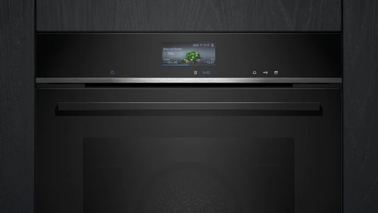 iQ700 Einbau-Dampfbackofen 60 x 60 cm Schwarz, Edelstahl HS736G3B1